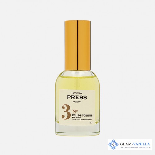 PRESS GURWITZ PERFUMERIE № 3 Tobacco, Cinnamon, Vanilla