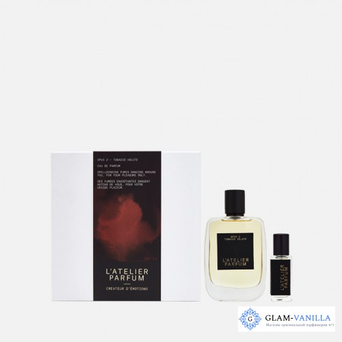 L'atelier parfum Tobacco volute + leather black (k)night