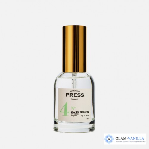 PRESS GURWITZ PERFUMERIE №4 bergamot, fig, musk