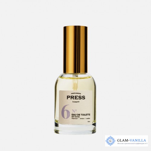 PRESS GURWITZ PERFUMERIE №6 patchouli, ambra, leather