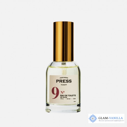 PRESS GURWITZ PERFUMERIE №9 citrus, sandal, cedar