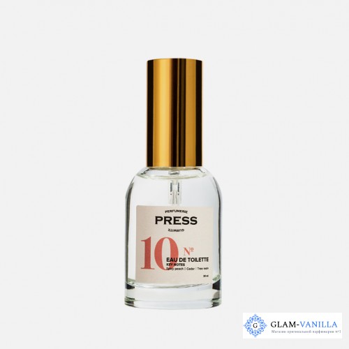 PRESS GURWITZ PERFUMERIE №10 spicy peach, cedar, tree resin